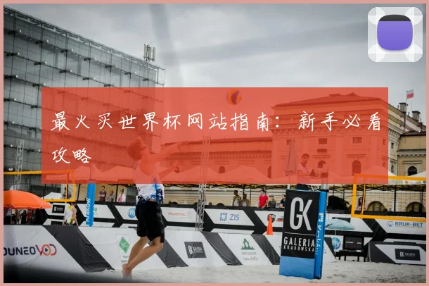 最火买世界杯网站指南:新手必看攻略