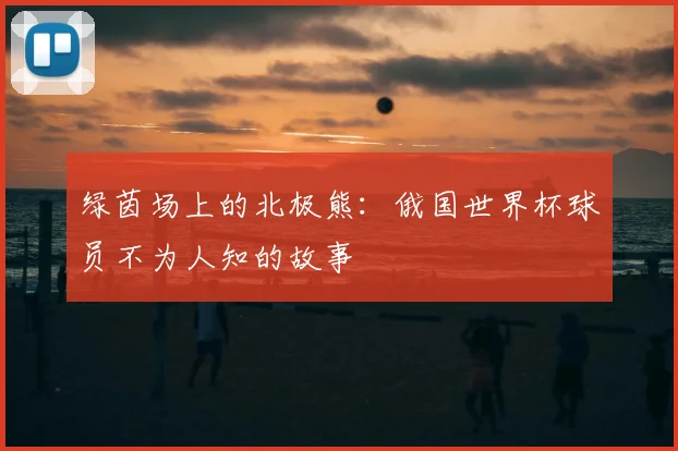 绿茵场上的北极熊:俄国世界杯球员不为人知的故事
